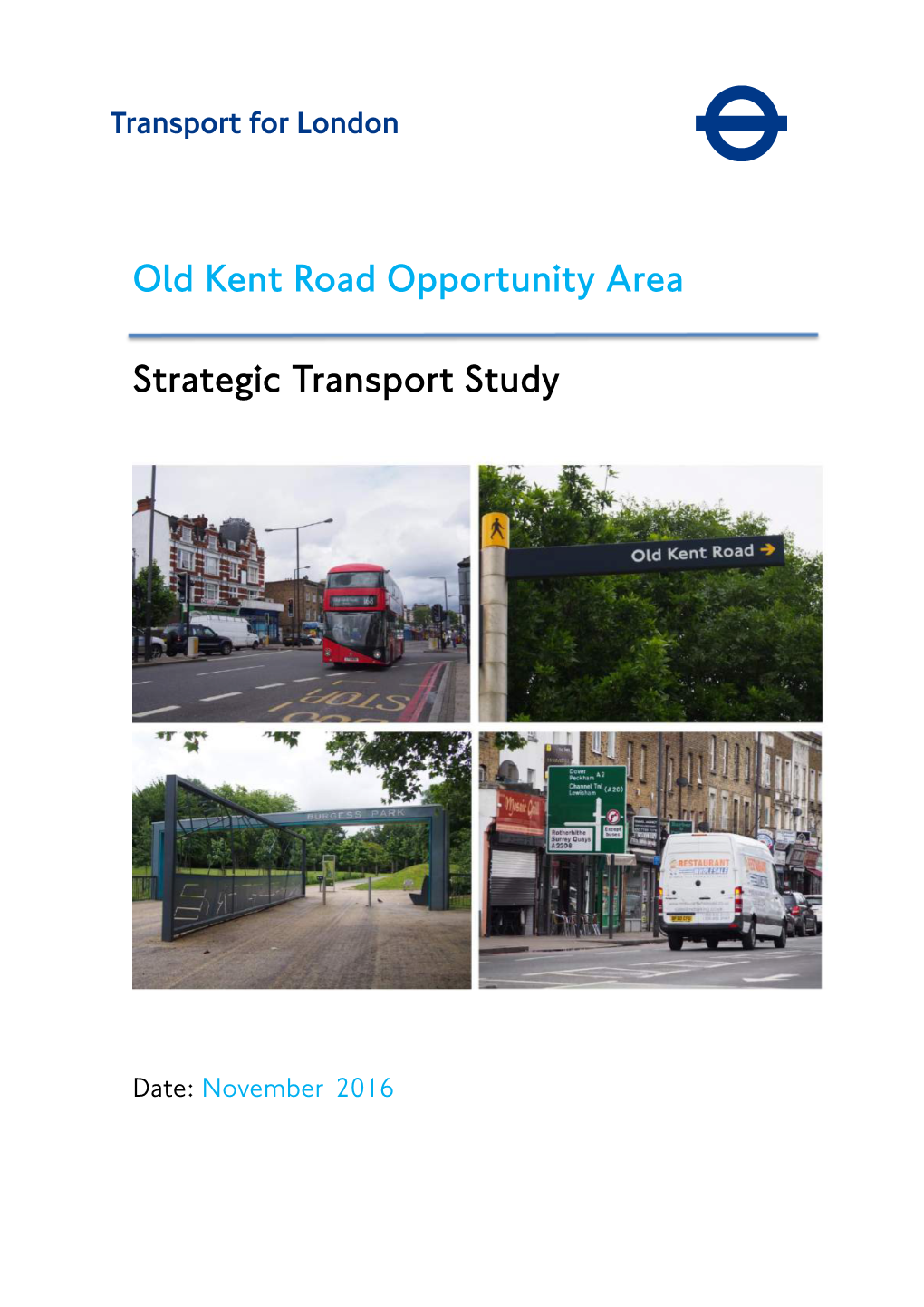 Old Kent Road Strategic Transport Study