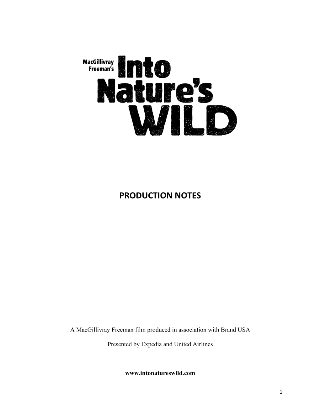 Production Notes