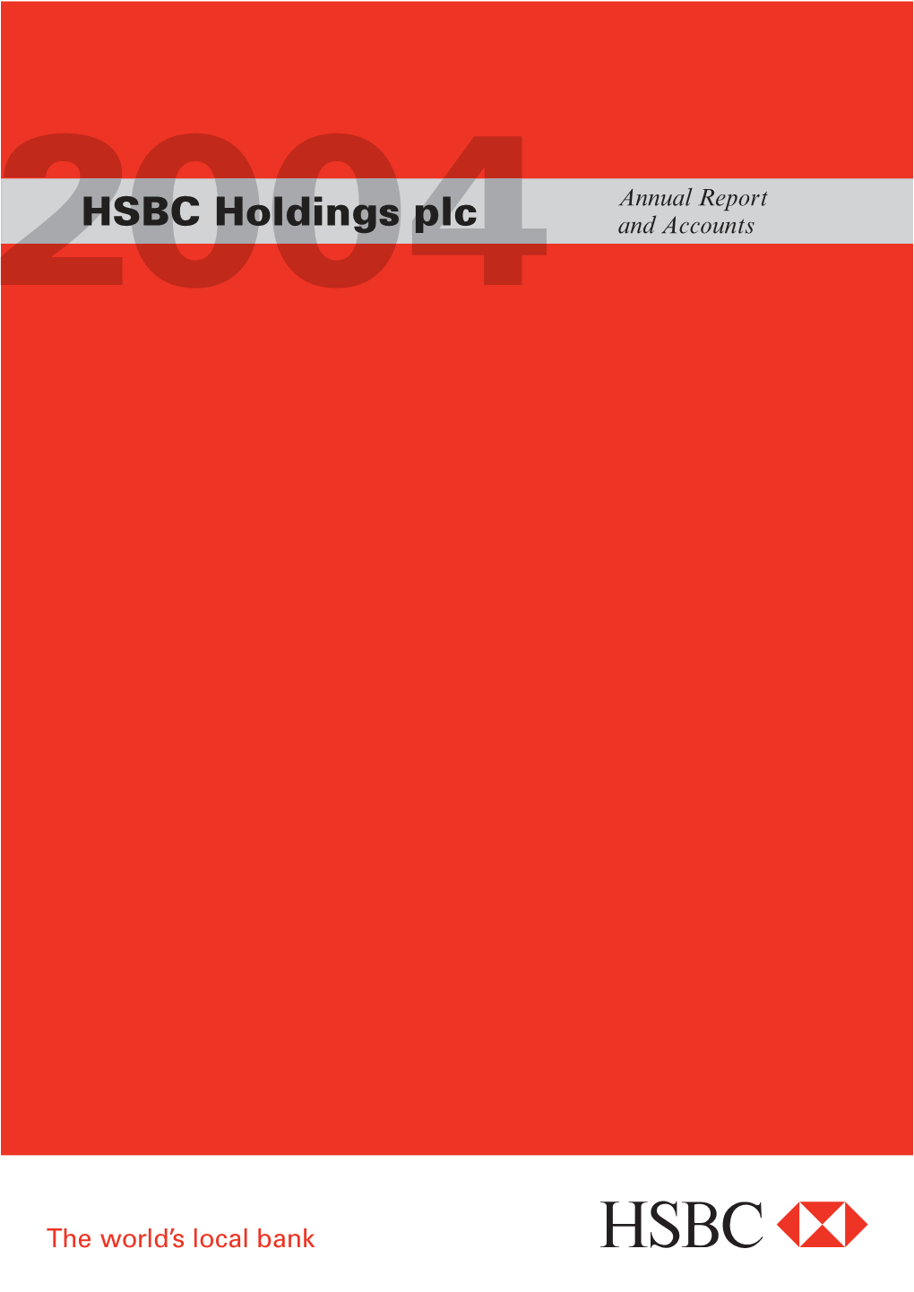 HSBC Holdings Plc 2004 Annual Report & Accounts