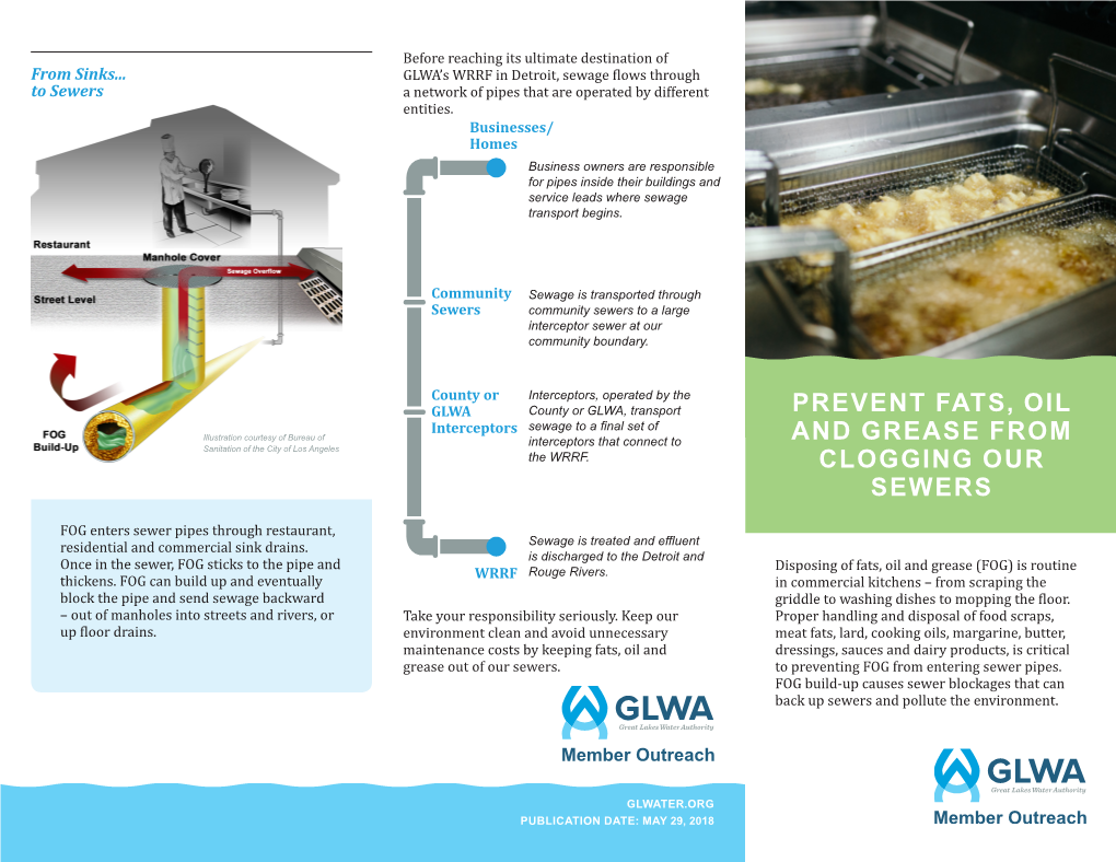 Prevent Fats, Oil and Grease from Clogging Our Sewers (Commercial)