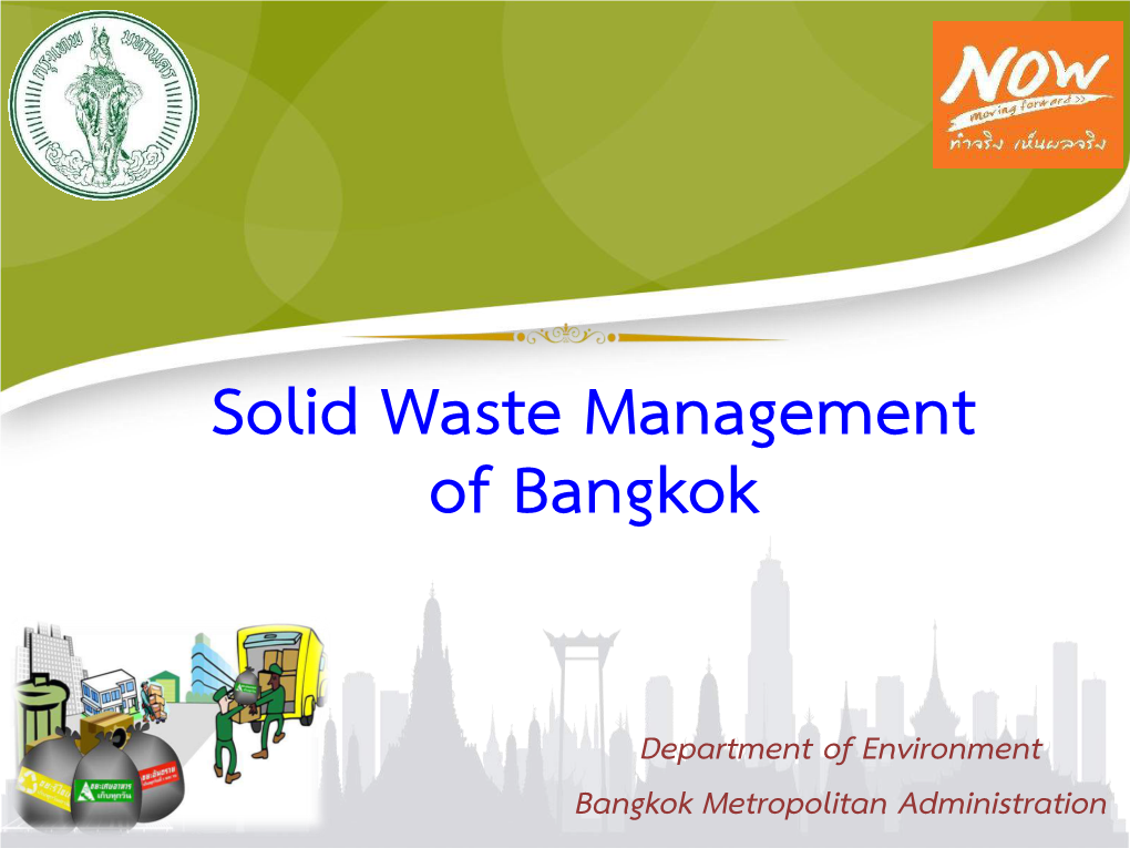 Solid Waste Management in Bangkok