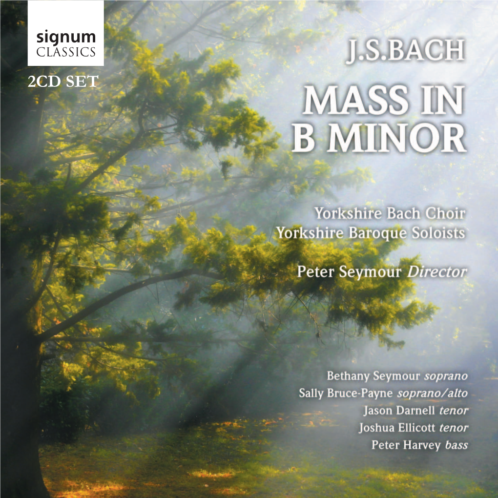 2CD SET MASS in B MINOR 2 Patrem Omnipotentem (Coro) [2.00] J.S