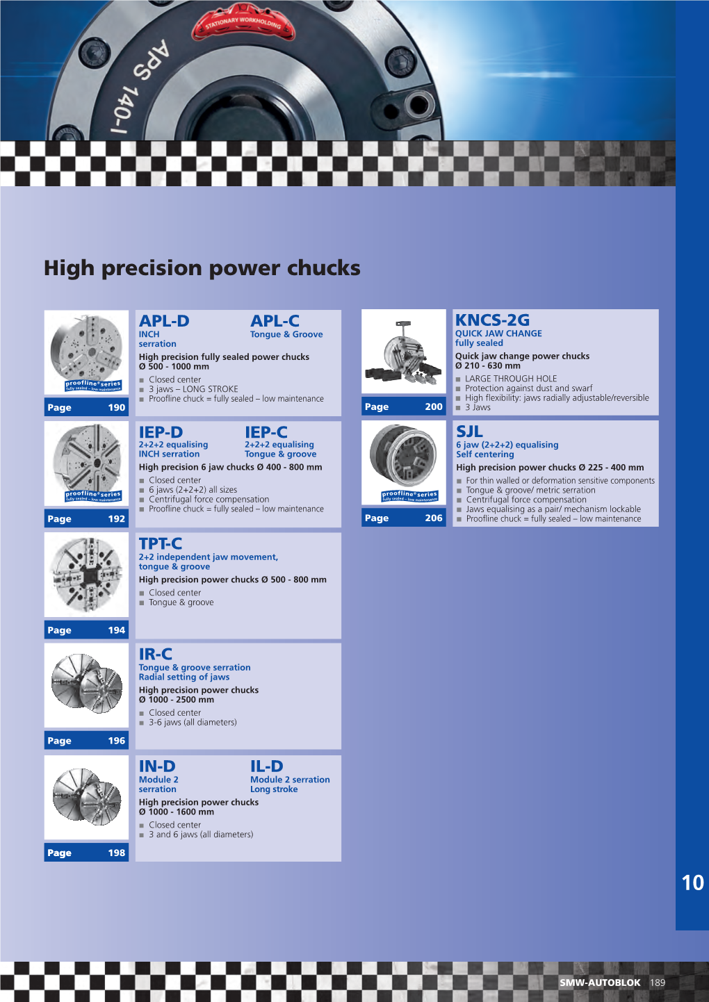 10 High Precision Power Chucks