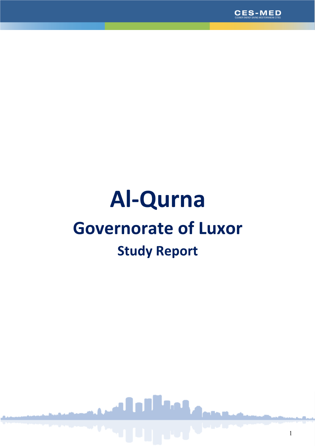 Al-Qurna Governorate of Luxor Study Report