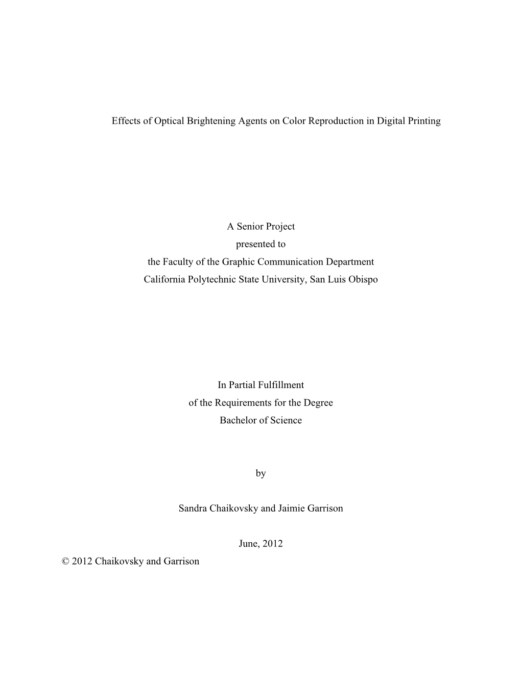 Effects of Optical Brightening Agents on Color Reproduction in Digital Printing