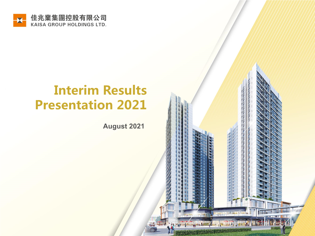 Interim Results Presentation 2021