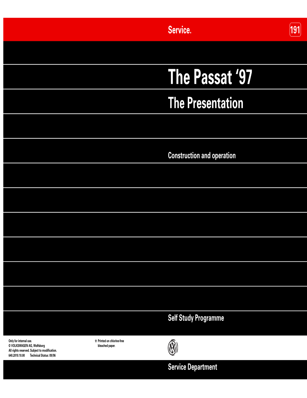 VW Passat B5 Technical Documentation