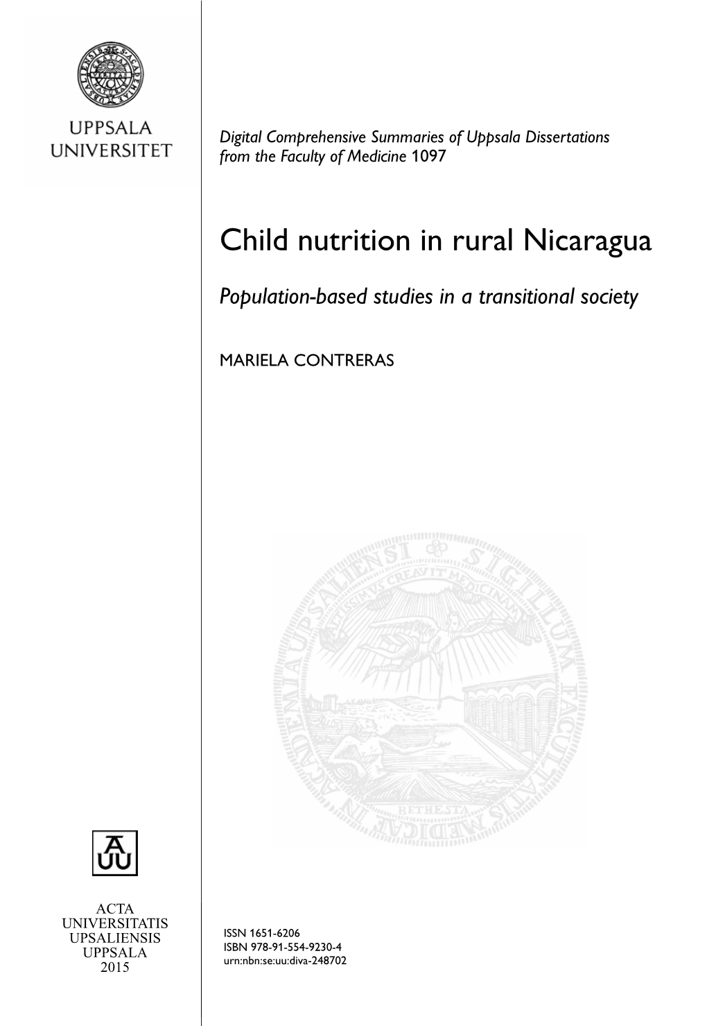 Child Nutrition in Rural Nicaragua