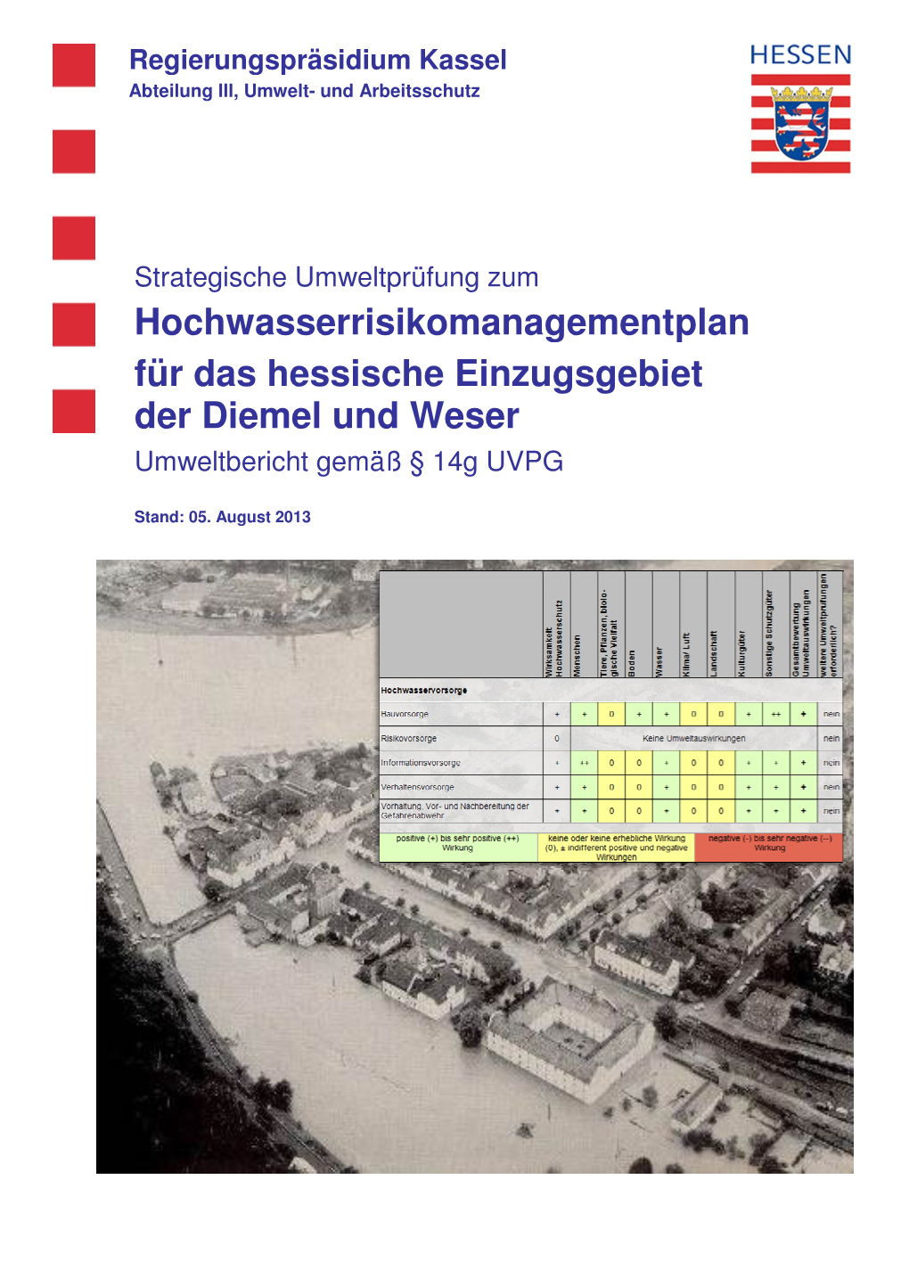 Hochwasserrisikoman Für Das Hessische Einz Der Diemel Und