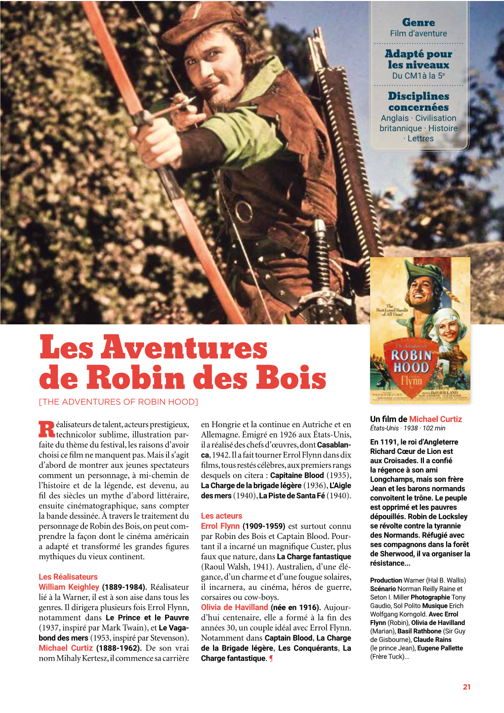 Les Aventures De Robin Des Bois [THE ADVENTURES of ROBIN HOOD]