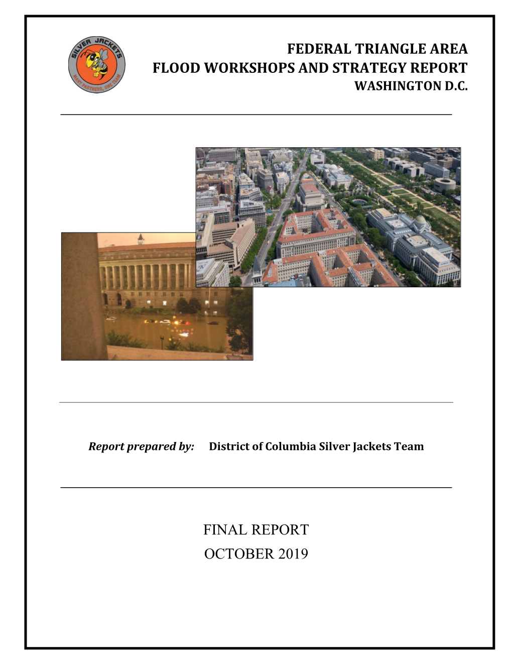 Federal Triangle Area Flood Workshops and Strategy Report Washington D.C