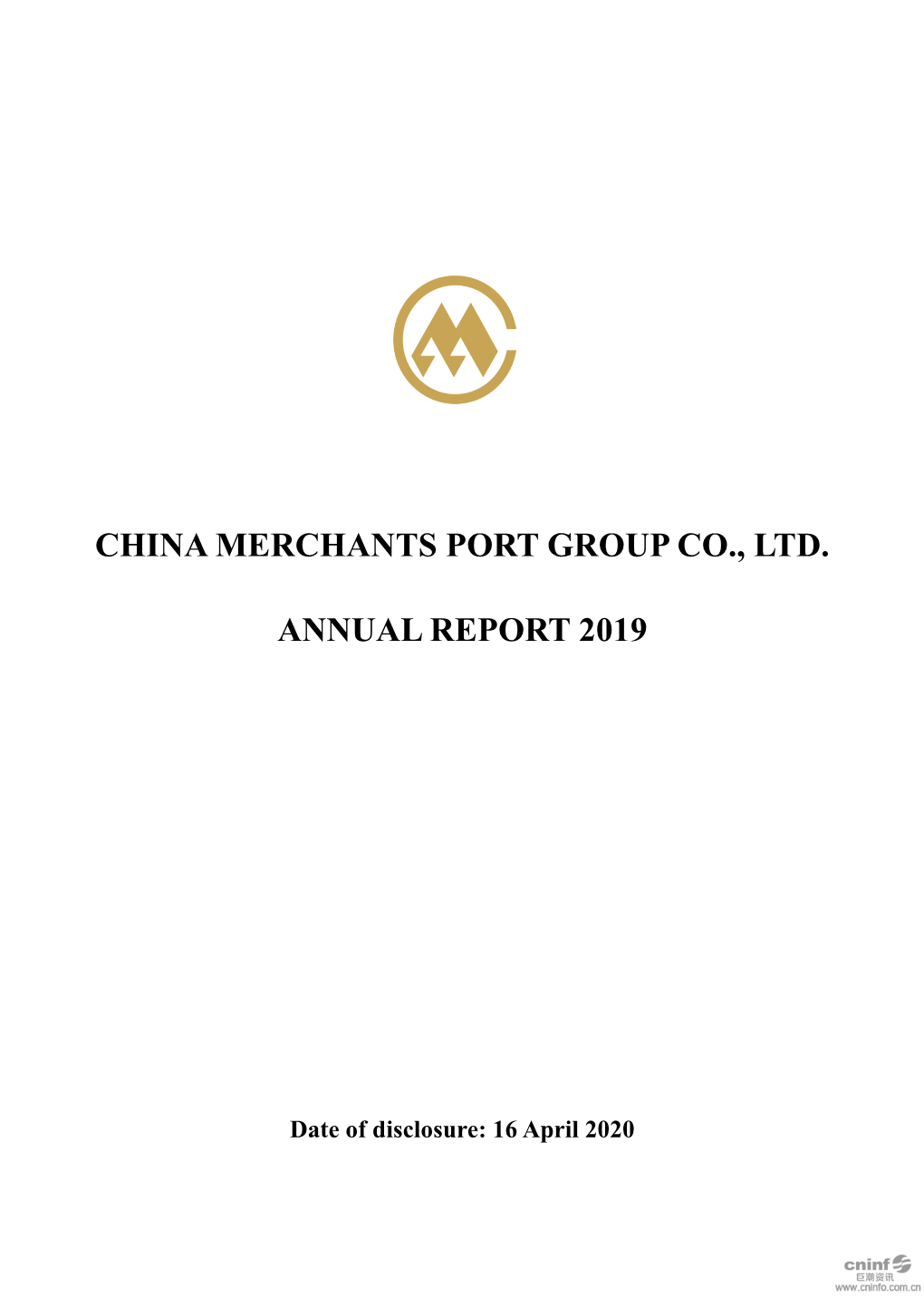 China Merchants Port Group Co., Ltd. Annual Report 2019