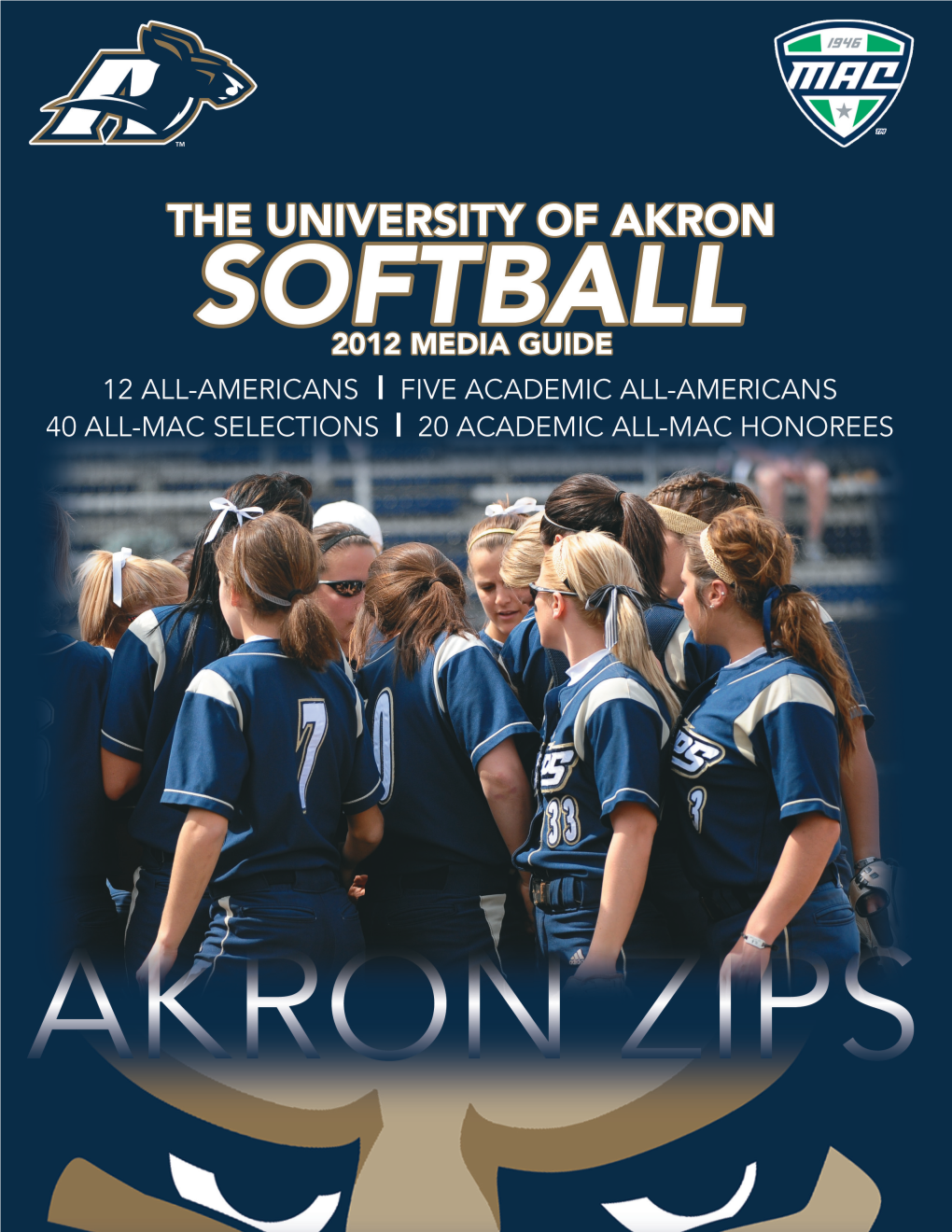 AKRON ZIPS THIS IS AKRON SOFTBALL 1 – THIS IS AKRON SOFTBALL What Is a Zip? 1 Quick Facts 2 Schedule 2 Lee R