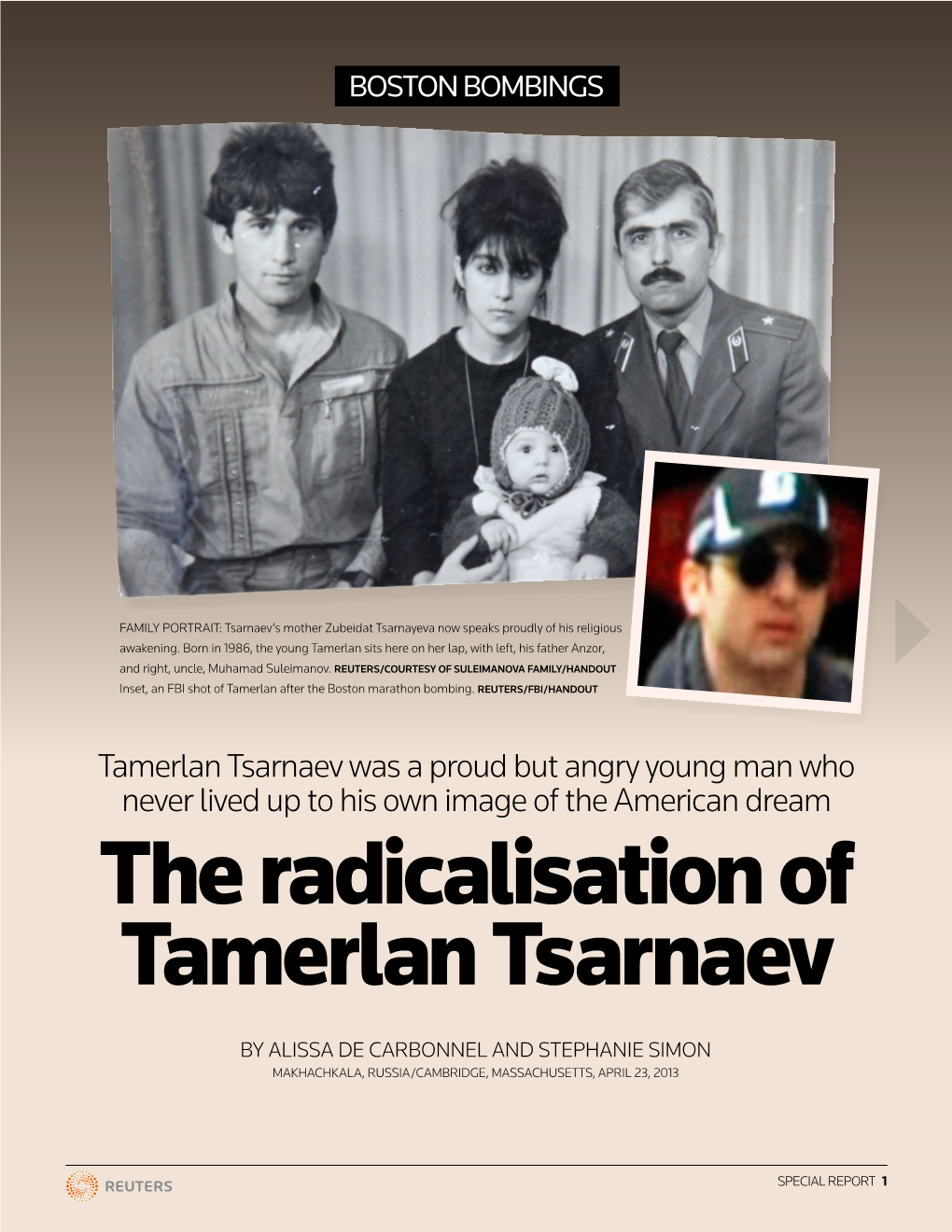 The Radicalisation of Tamerlan Tsarnaev