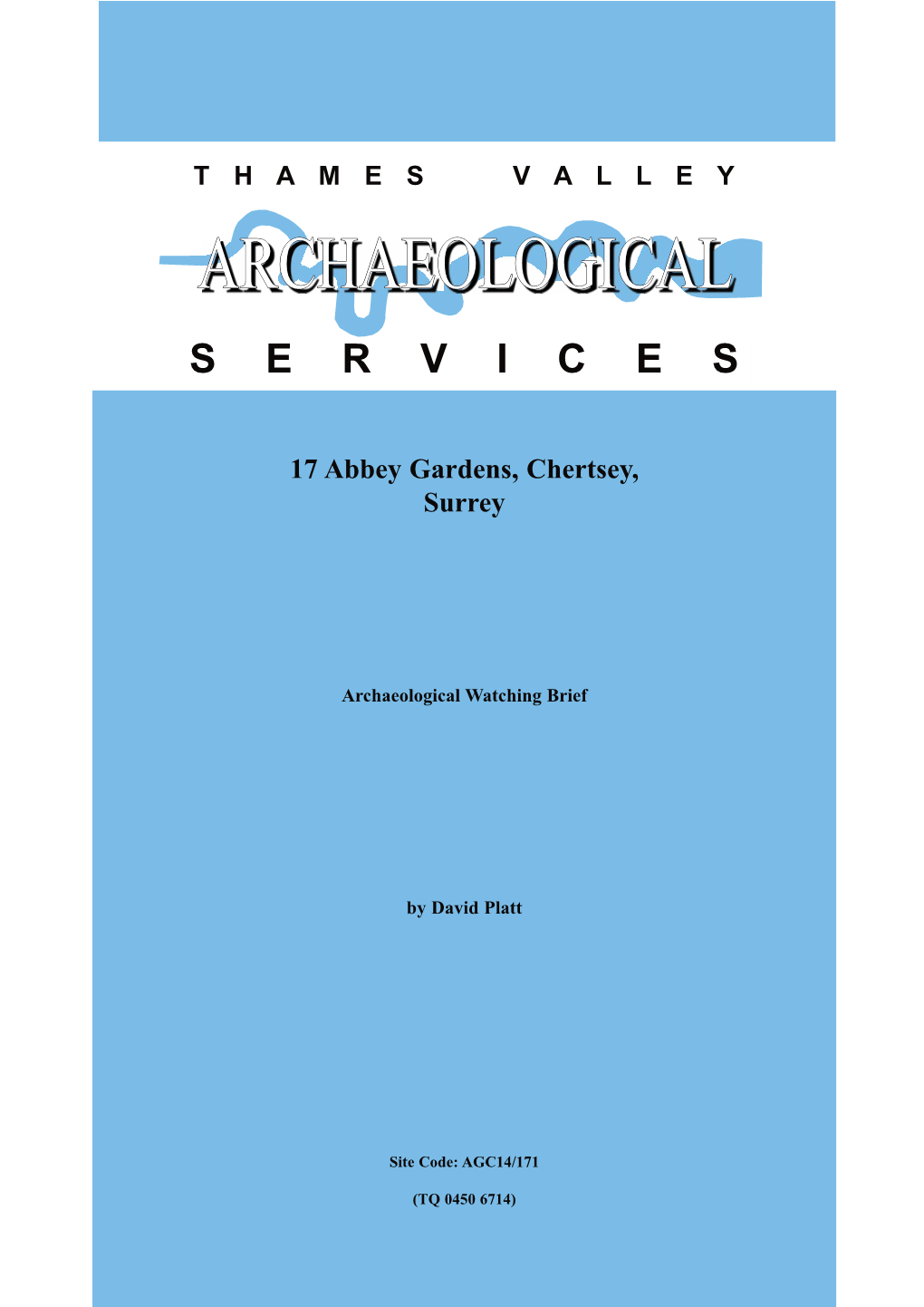 Thames Valley Archaeological Services Ltd, 47-49 De Beauvoir Road, Reading, Berkshire, RG1 5NR
