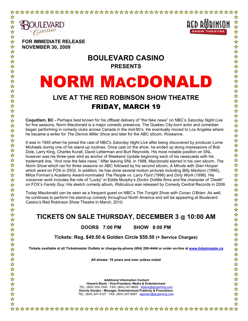 Norm Macdonald