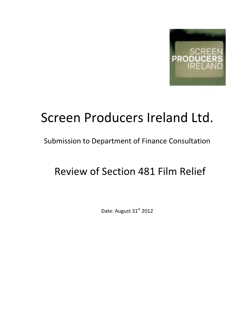 Screen Producers Ireland Ltd
