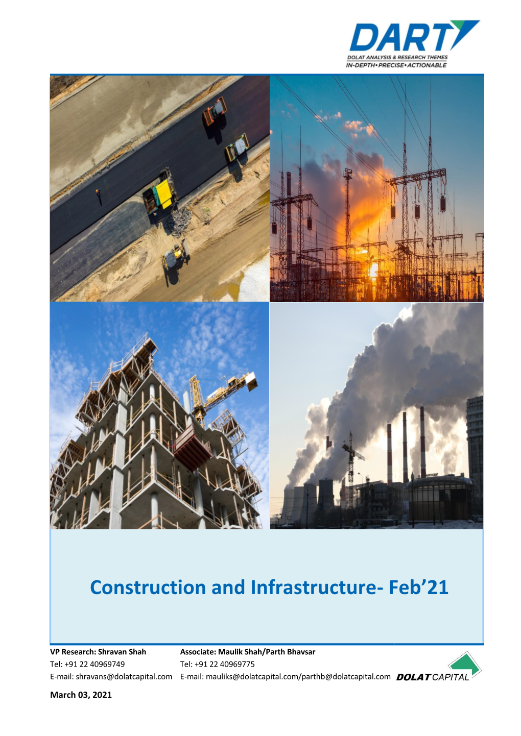Construction and Infrastructure- Feb'21