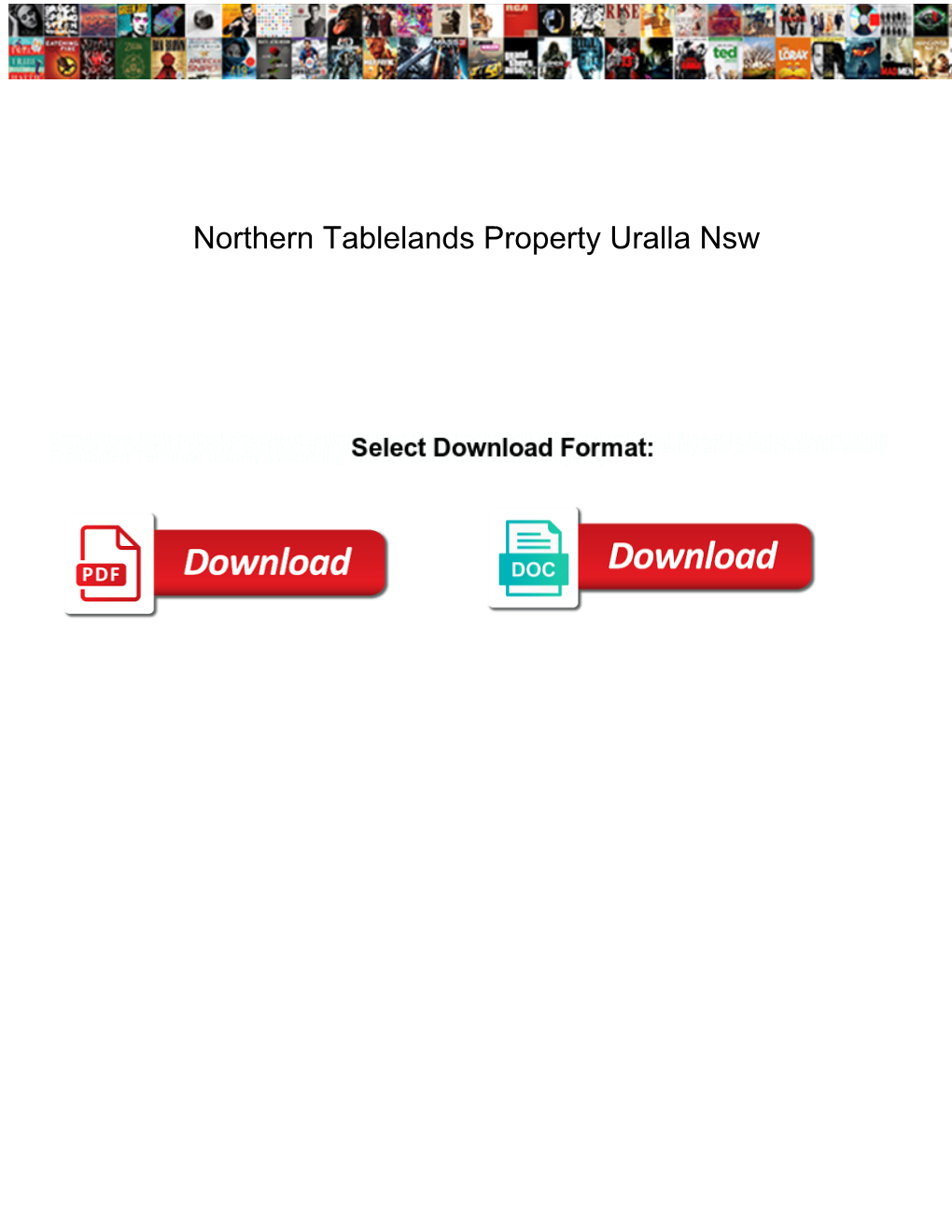 Northern Tablelands Property Uralla Nsw