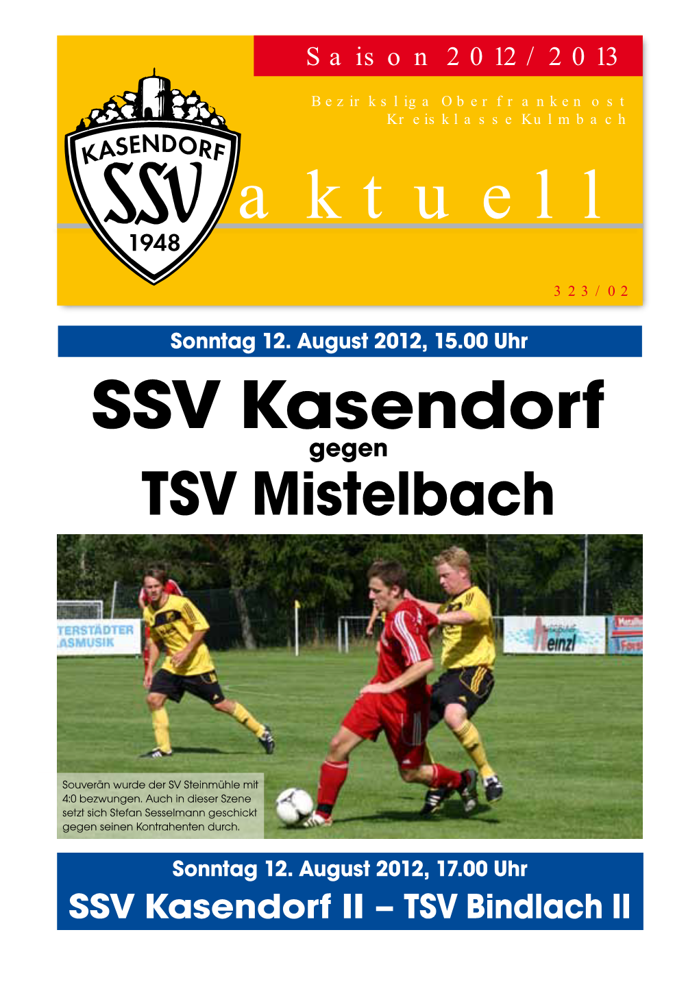 SSV Kasendorf Gegen TSV Mistelbach
