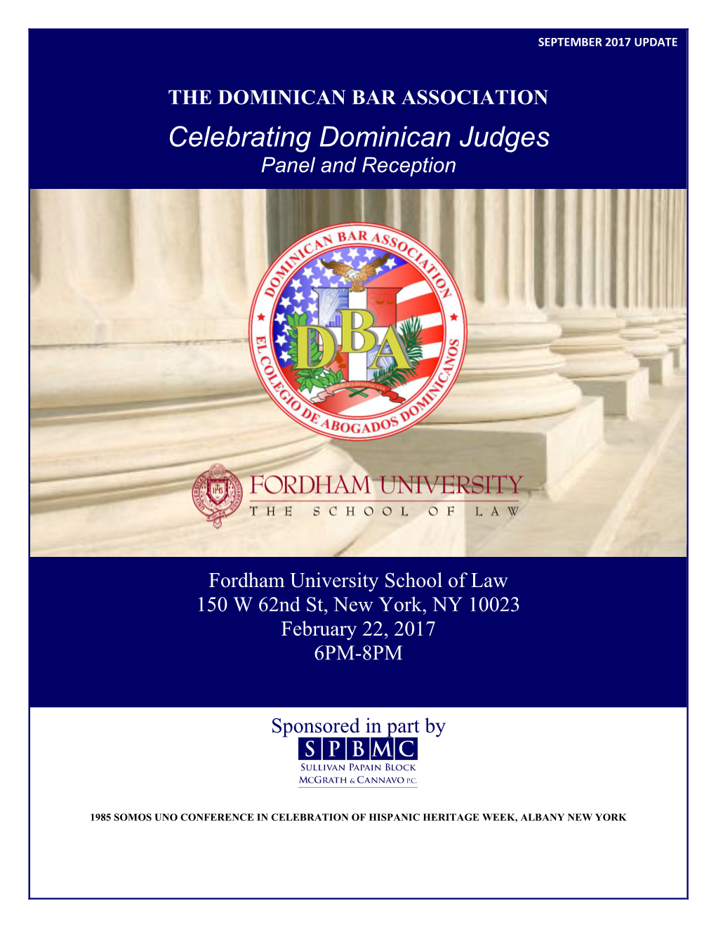 Celebrating Dominican Judges Panel and Reception