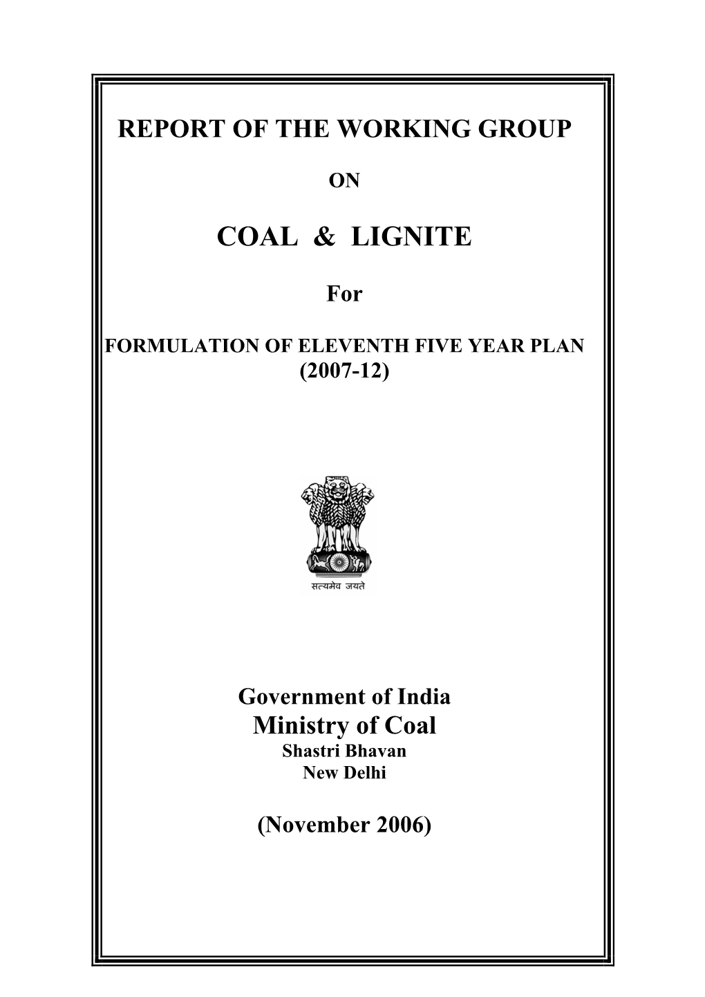 Coal & Lignite