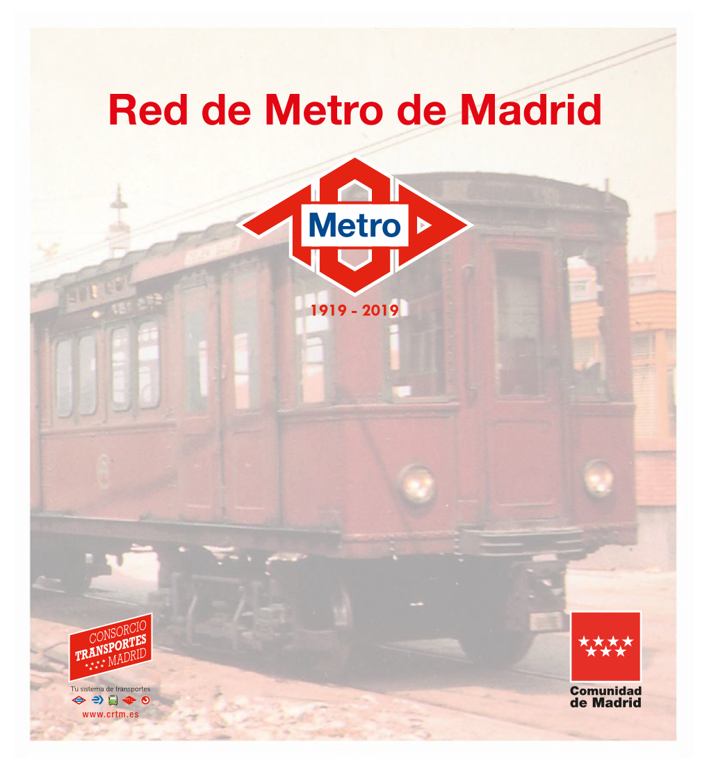 Red De Metro De Madrid Red De Metro