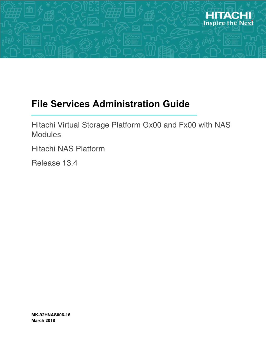 File Services Administration Guide for Hitachi NAS Platform Ii Contents