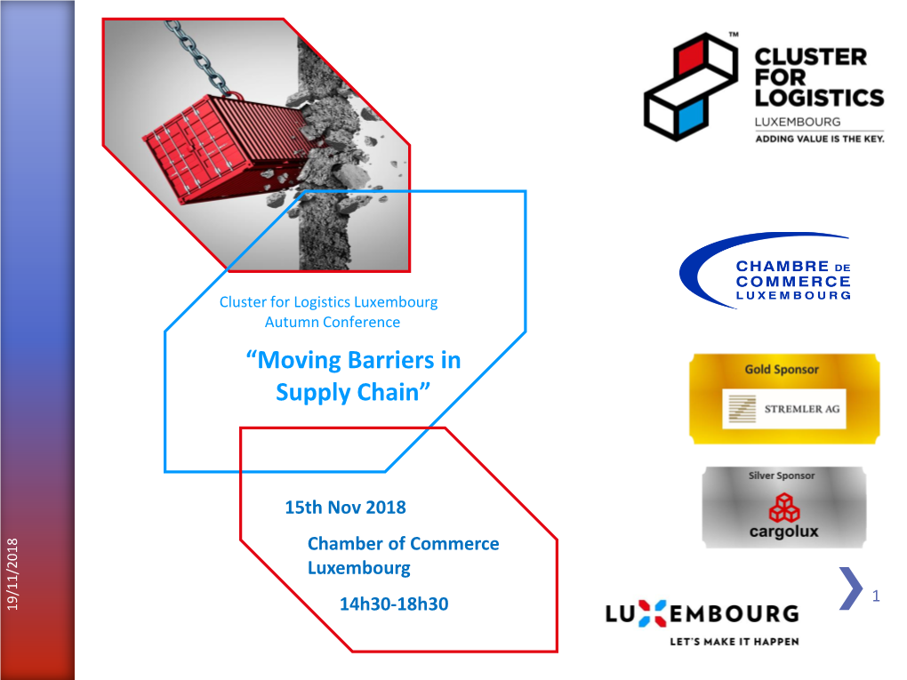 “Moving Barriers in Supply Chain”