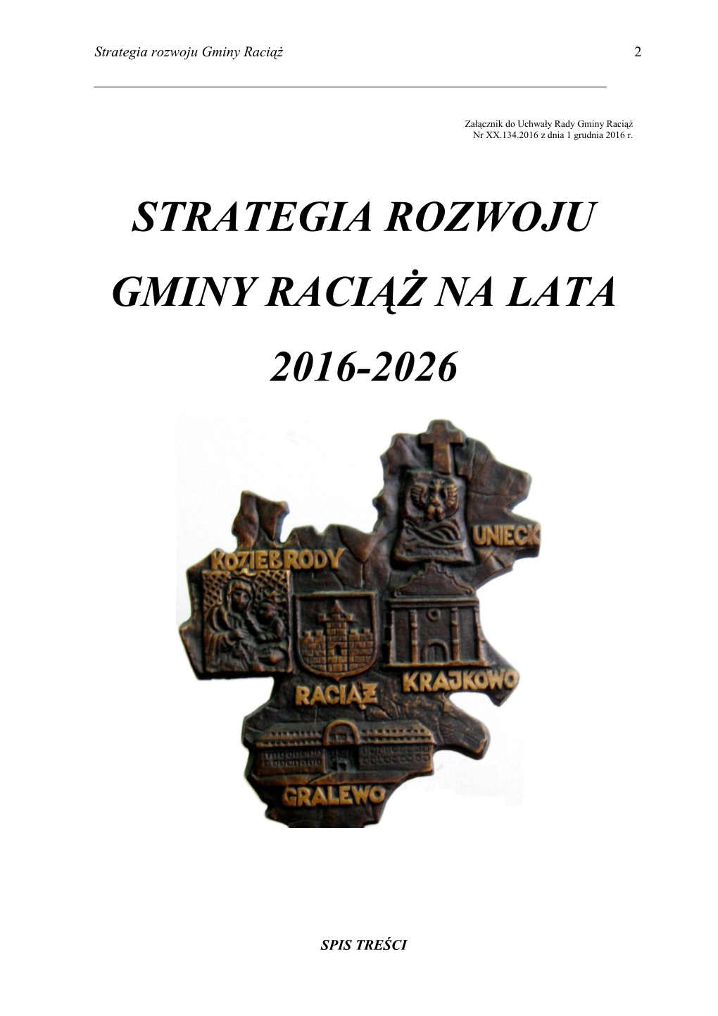 Strategia Rozwoju Gminy Raciąż Na Lata 2016-2026