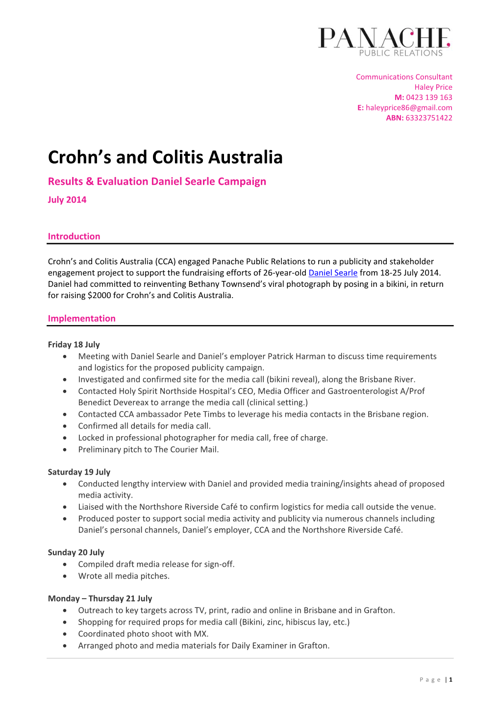 Crohn's and Colitis Australia