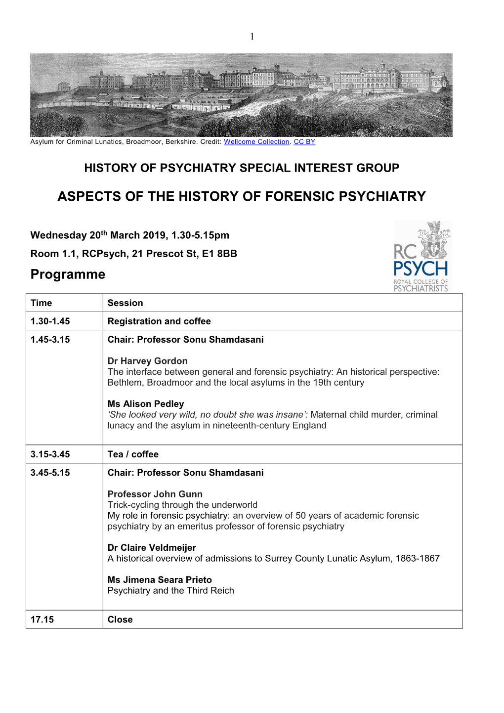 Aspects of the History of Forensic Psychiatry