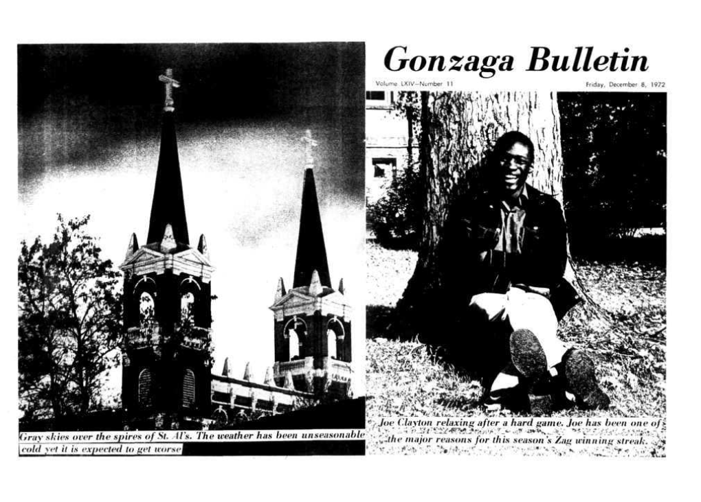 Gonzaga Bulletin Friday, December 8, 1972