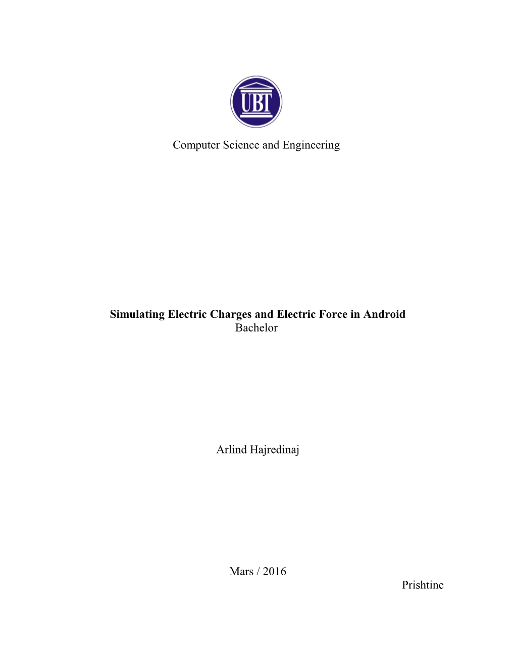 Simulating Electric Charges and Electric Force in Android