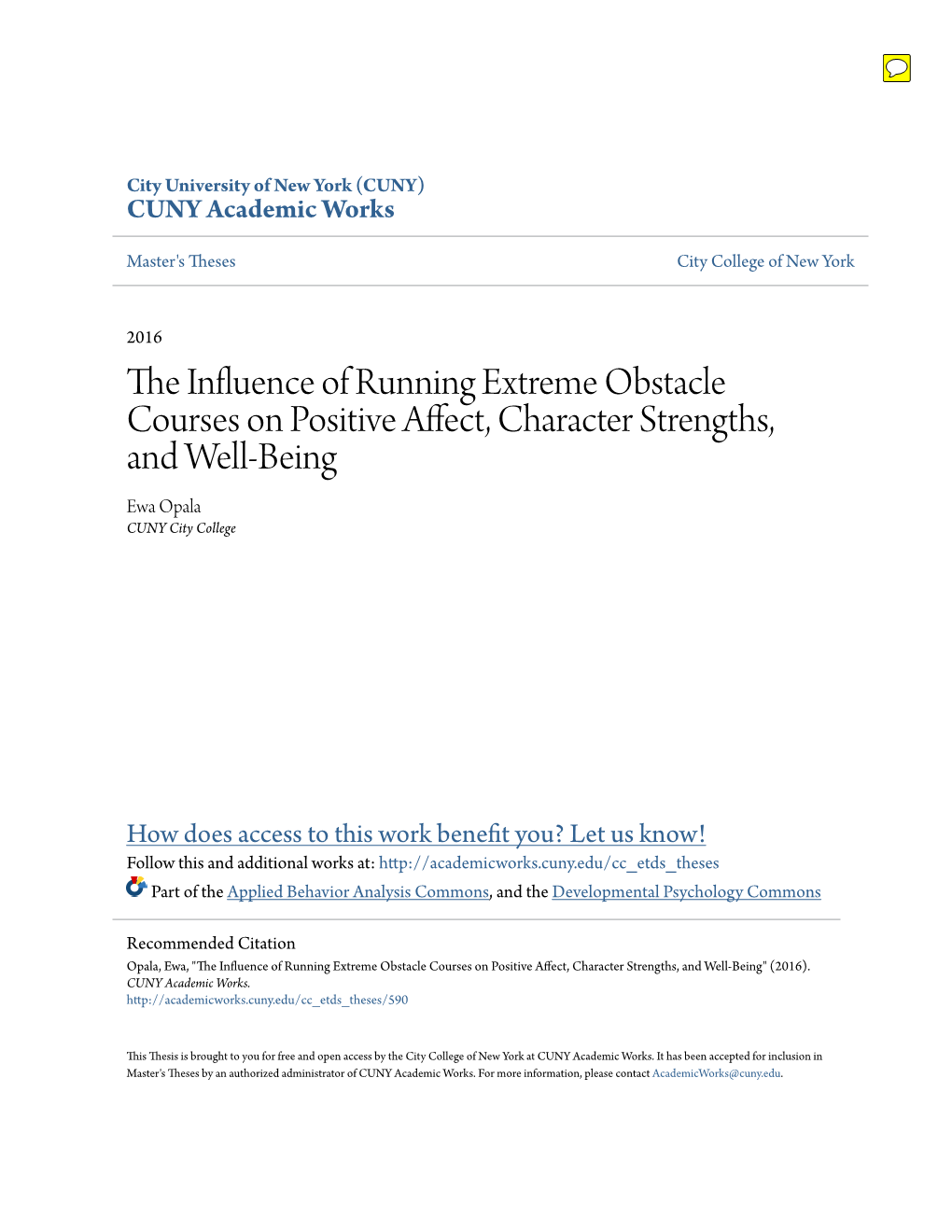 The Influence of Running Extreme Obstacle Courses on Positive Affect, Character Strengths