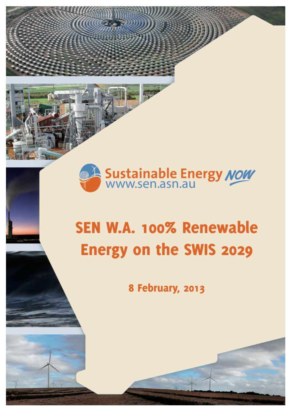 SEN WA 100% Renewable Energy on the SWIS 2029