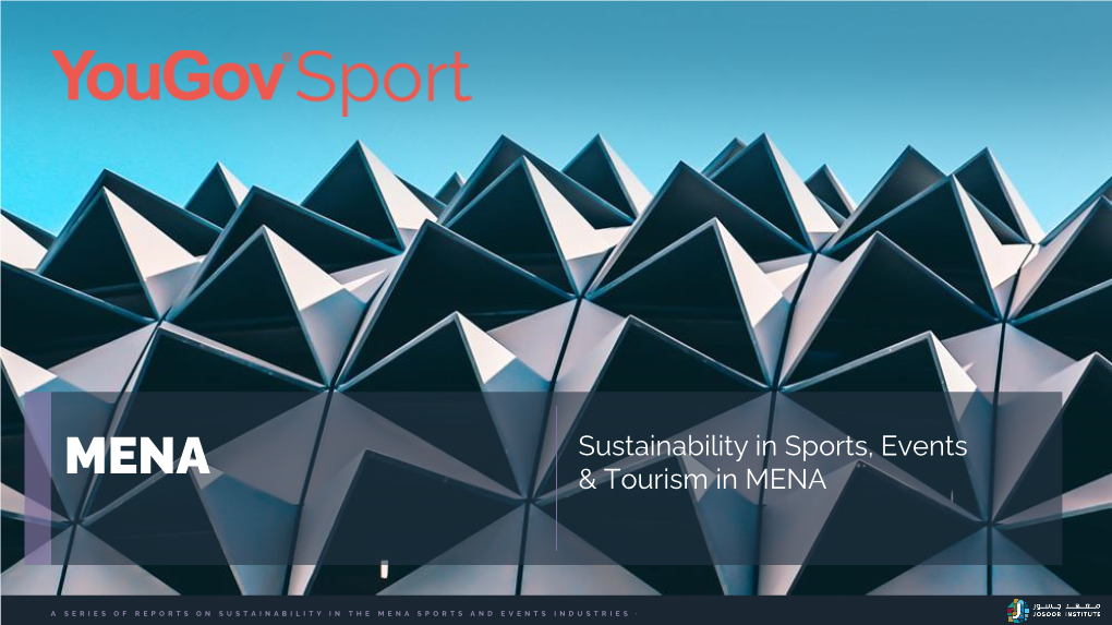 Sustainability in Sports, Events & Tourism in MENA