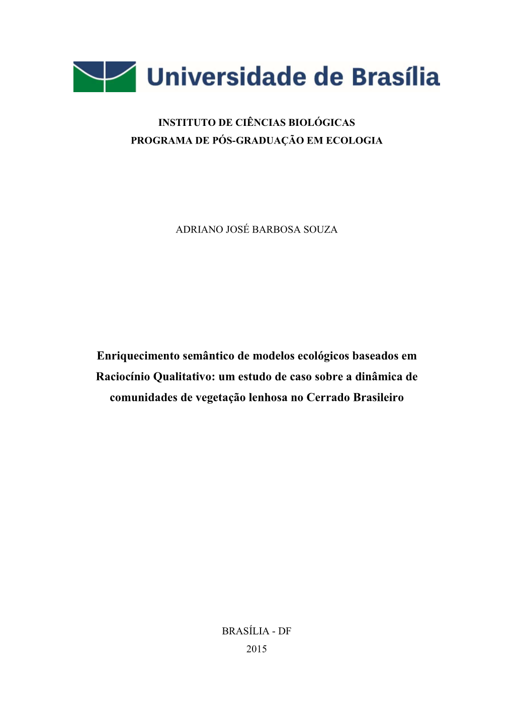 Enriquecimento Semântico De Modelos Ecológicos Baseados Em