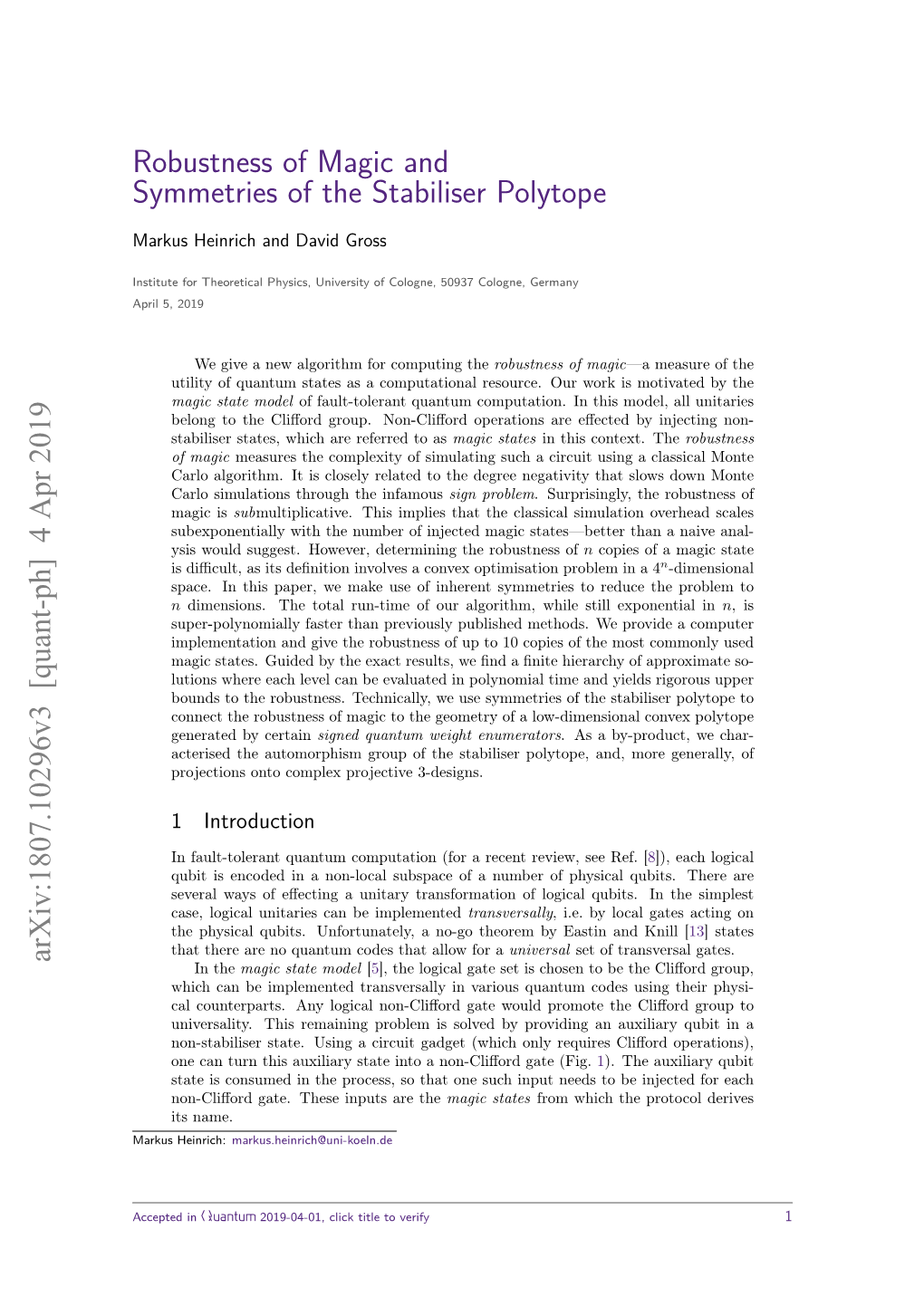 Robustness of Magic and Ewline Symmetries of the Stabiliser Polytope