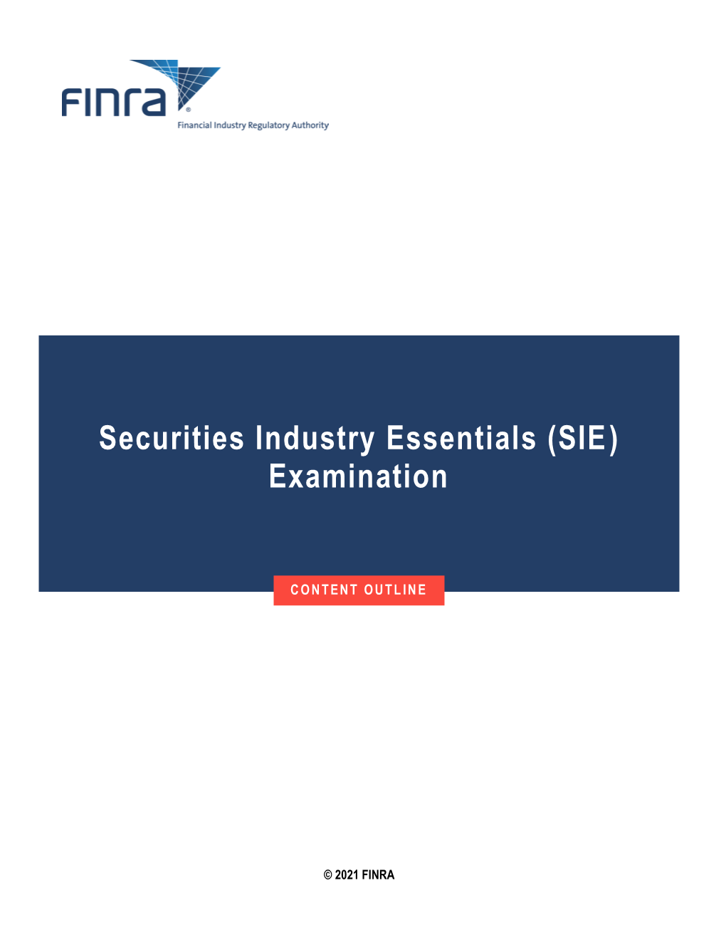 Securities Industry Essentials (SIE) Examination