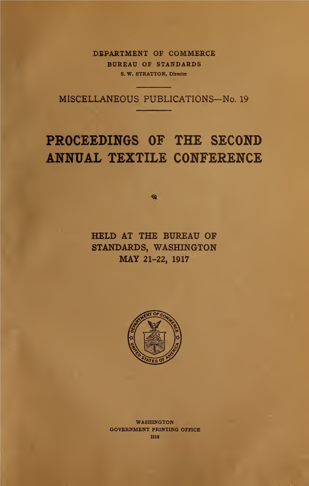 Proceedings of the Second Annual Textile Conference