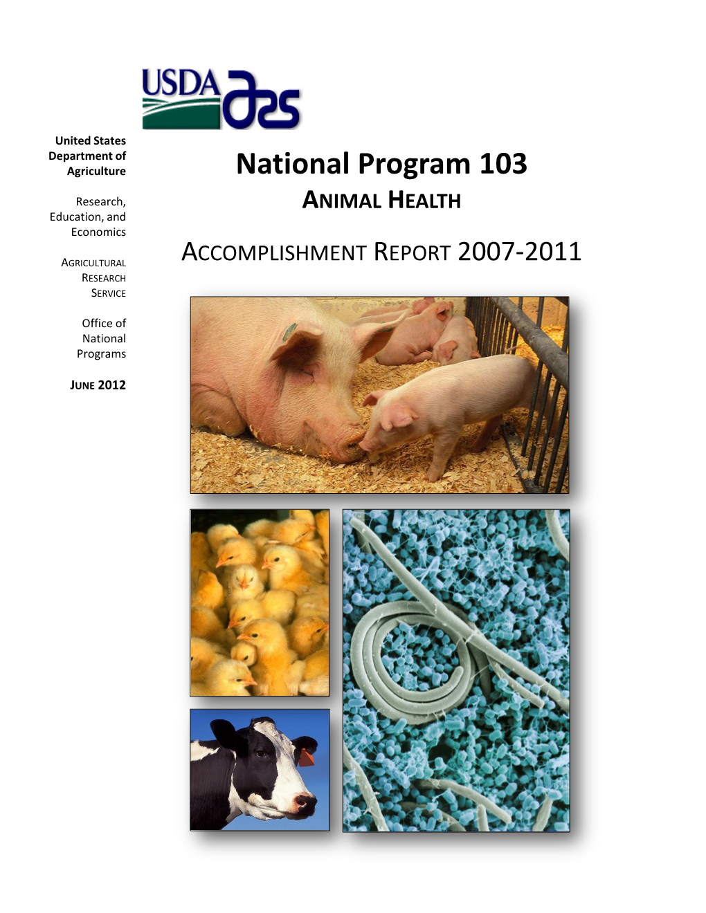 National Program 103 Research, ANIMAL HEALTH Education, and Economics