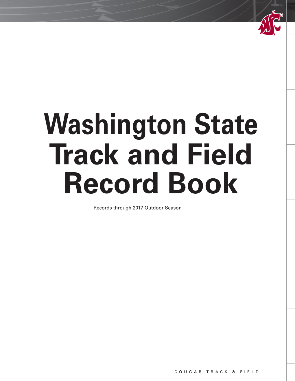 Washington State Track and Field Record Book