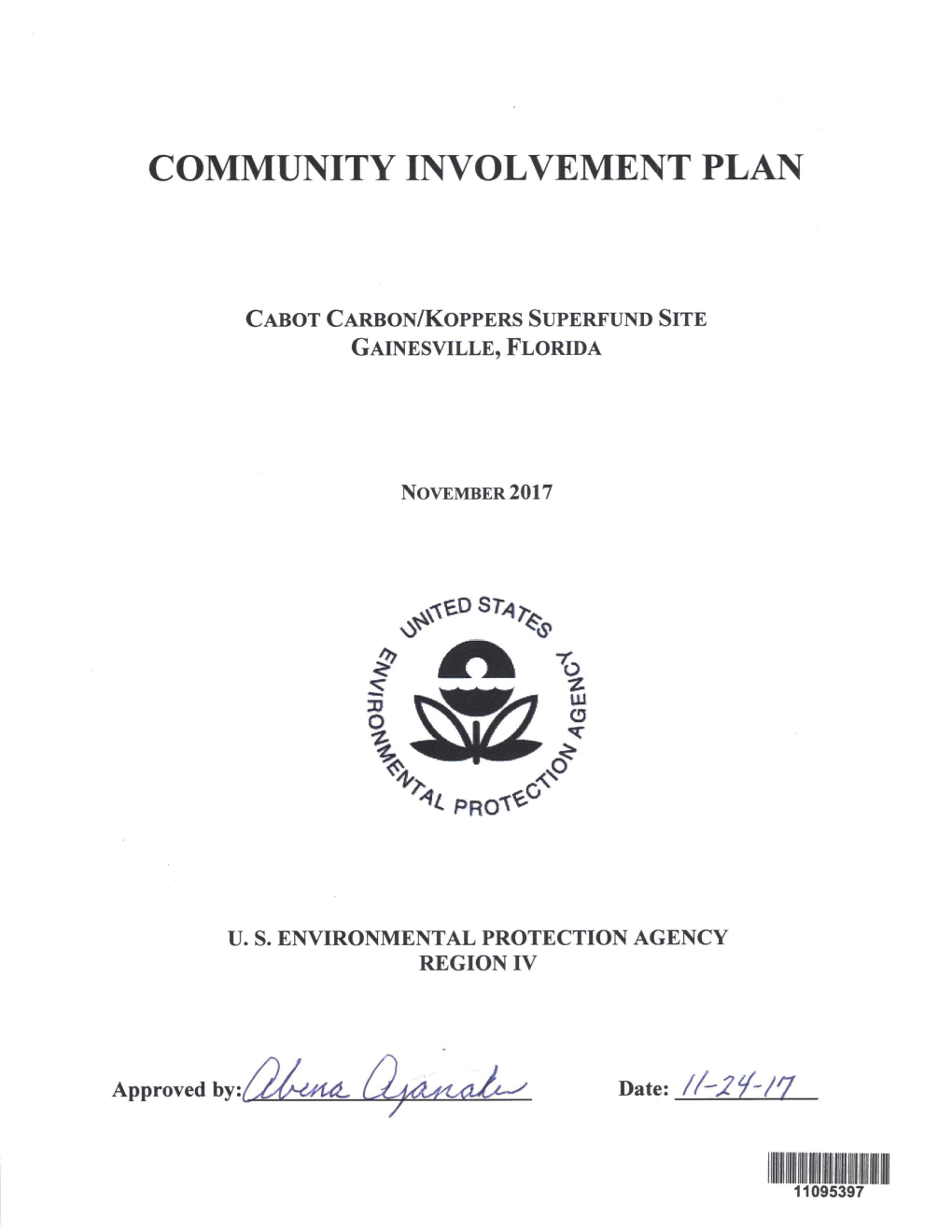 Community Involvement Plan, Cabot Carbon/Koppers Superfund Site