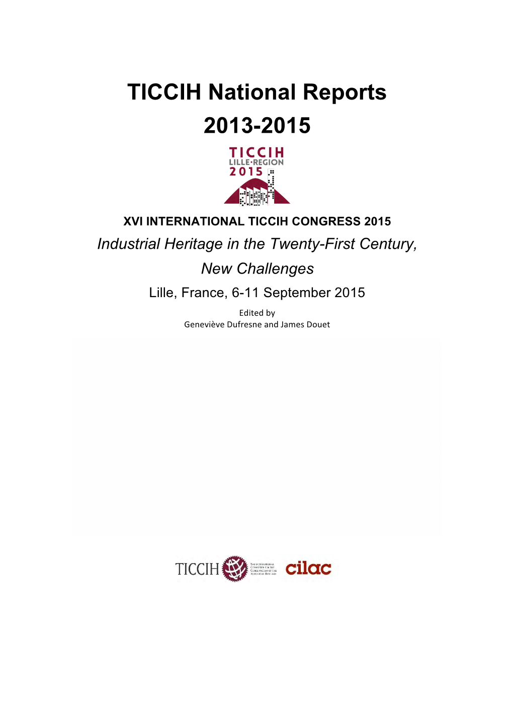 TICCIH National Reports 2013-2015