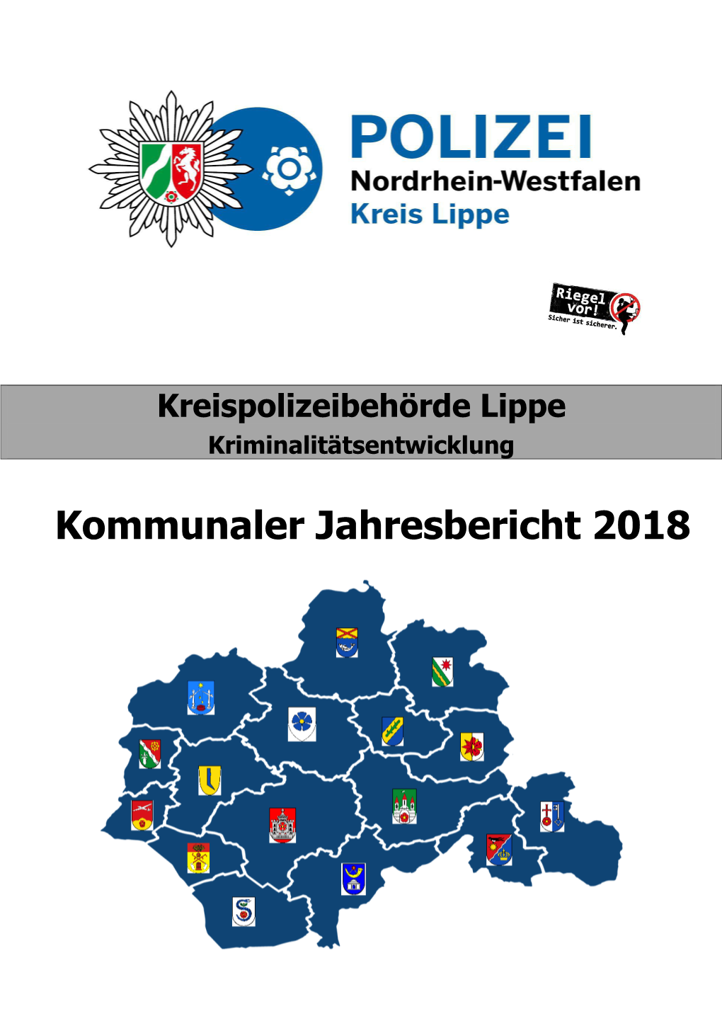 Jahresbericht Kriminalität 2018