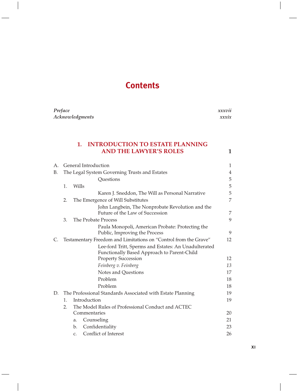 Detailed Table of Contents (PDF Download)