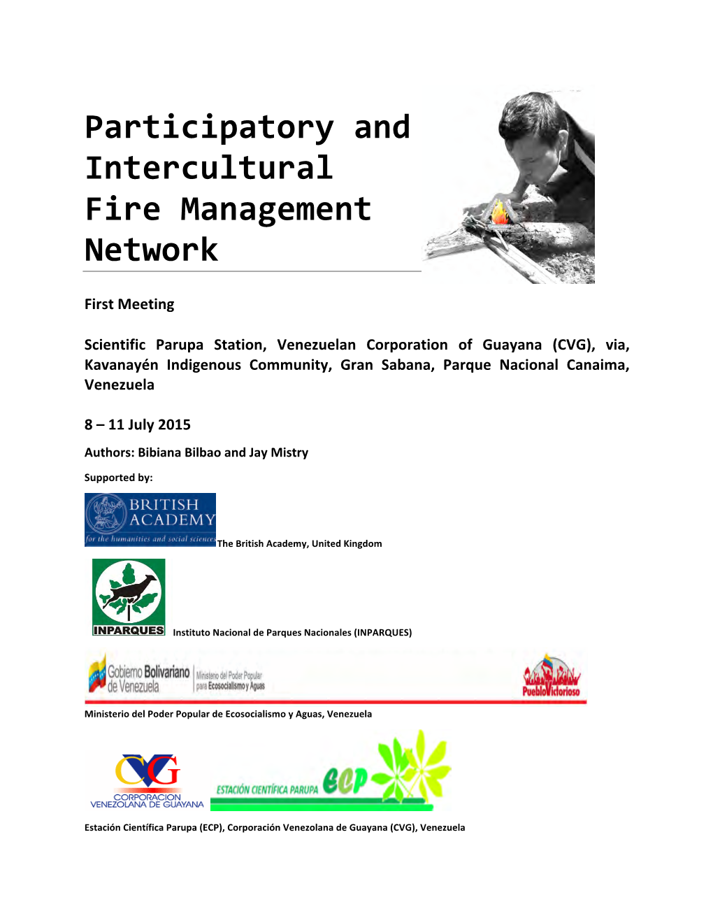 Participatory and Intercultural Fire Management Network