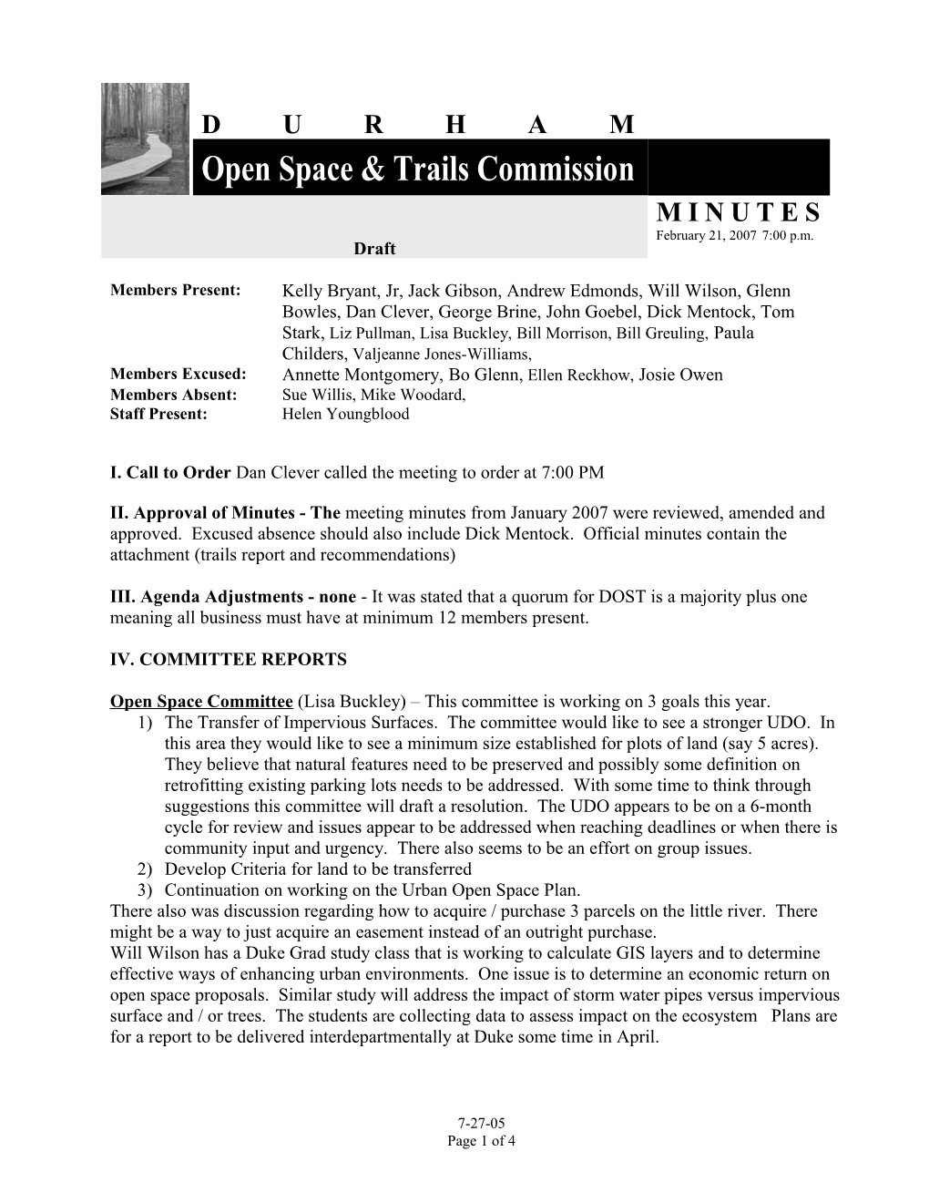 Open Space & Trails Commission s2