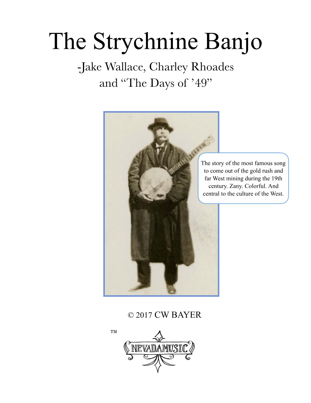 THE STRYCHNINE BANJO-SEPT 2019.Pages